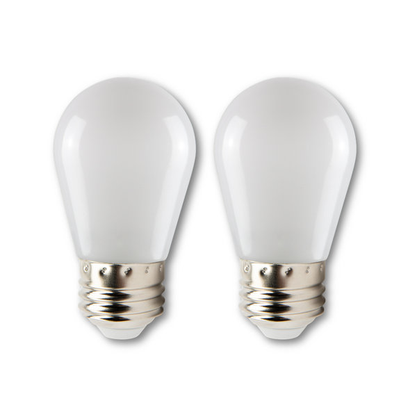 Candex Lighting 1 Watt (10 Watt Equivalent) S14 LED Light Bulb, E26